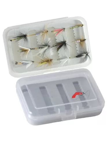 Scatola porta mosche Pesca a mosca panaro