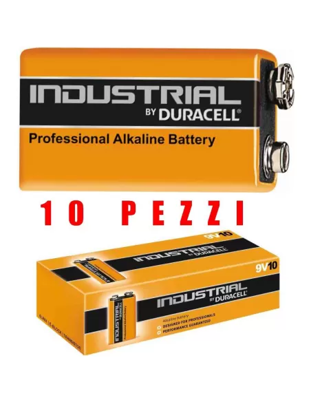 10 9 volt Batteries duracel