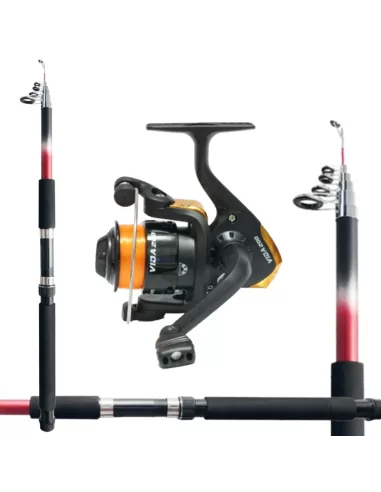 Kit da Pesca Start Canna 2.70 mt Mulinello e Filo Kit da pesca Kolpo