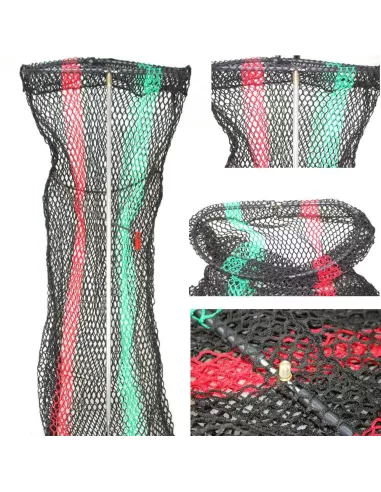 Heavy net with pole, traps and Kolpo nets