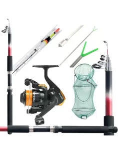 Kit per la Pesca Completo Tutto Fare Mare Lago Barca Kit da pesca Kolpo