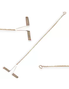Antitangle Bracciolo in Metallo Anti Groviglio Esche Artificiali Lineaeffe