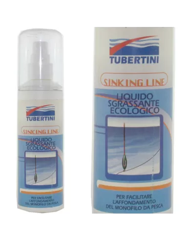 Tubertini Liquido Sgrassante per Filo da Pesca Feeder e Inglese Galleggianti e bombarde Tubertini
