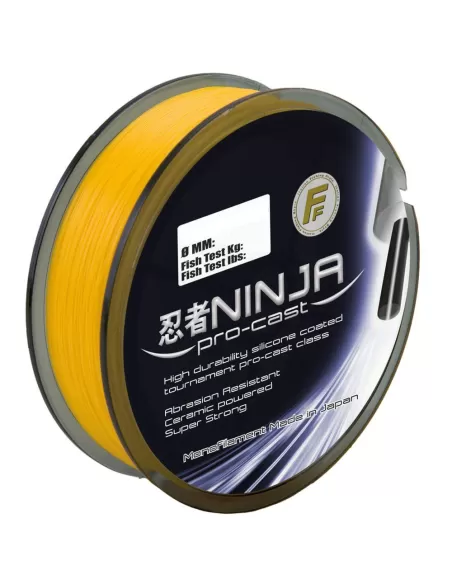Fishing Ferrari Nobu Pro Cast Hi Viz Filo da Pesca 250 mt Yellow Fili da pesca Fishing Ferrari