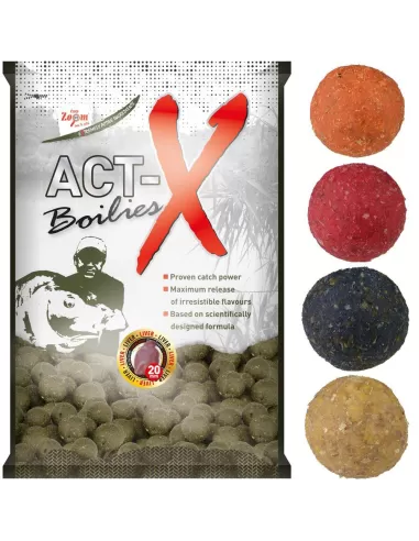 Carp Zoom Boilies act-x 800 gr Carpfishing Carp Zoom