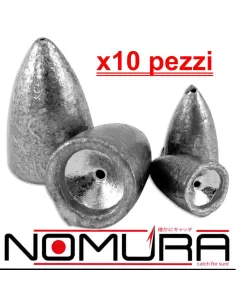 Nomura bullet sinkers piombo proiettile Esche Artificiali Nomura