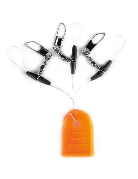 Stopper conico con girella e moschettone 3 pz Minuteria Lineaeffe