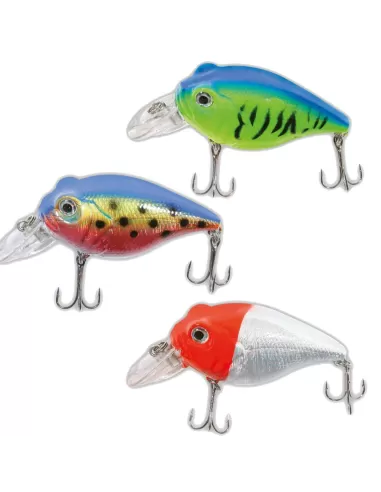 kit 3 crank bass Esche Artificiali Lineaeffe