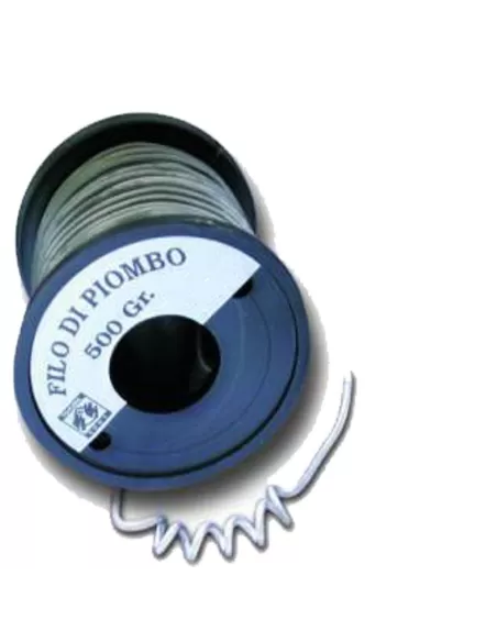 Filo di piombo bobina da mezzo chilo Minuteria Fonderia roma