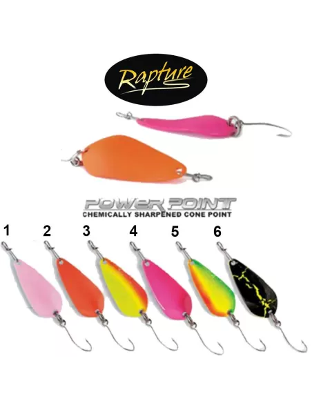 Rapture Masu pro series lures spoon - fishing tackle