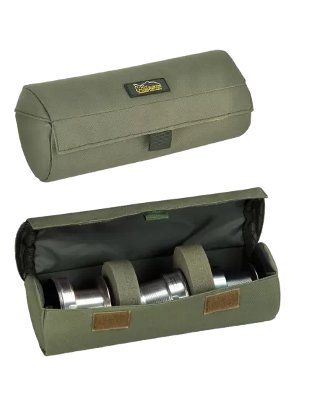 K Karp Astuccio Porta Bobine Mulinelli Da Pesca Spool Bag Carpfishing K-Karp