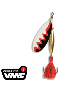 Rotating Brass Scoop Spoon Spinning Red Bow Black Red Ballast 