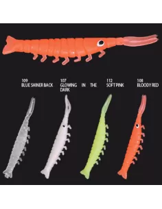 Nomura Gamberetto Shrimp Da Pesca Spinning Trout Area Light Game  Esche Artificiali Nomura