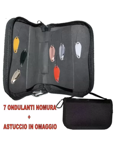 Nomura Lake Spoon 7 Ondulanti + Porta Artificiali In Omaggio Esche Artificiali All Fishing