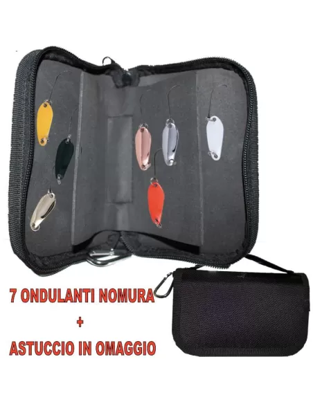 Nomura Lake Spoon 7 Ondulanti + Porta Artificiali In Omaggio Esche Artificiali All Fishing