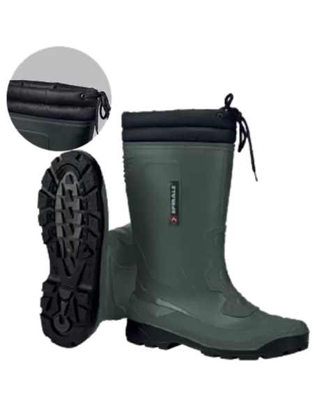 Spirale Stivale a Ginocchio con Rivestimento Interno Caldo e Laccio ZONA OUTLET PESCA Spirale