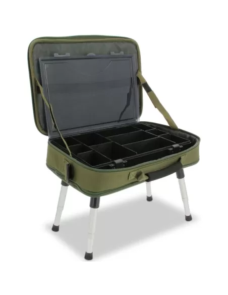 Ngt Carp Case System Tavolino con Borsa Porta Accessori 612 Carpfishing