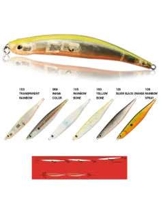 Nomura Artificiale Curvo Death Fish Galleggiante 11 Centimetri Esche Artificiali Nomura