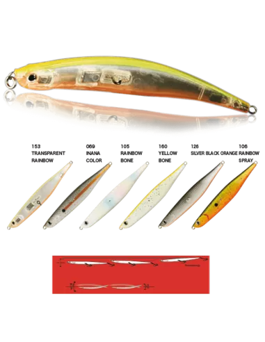 Nomura Curved Artificial Death Fish Float 11 Cm