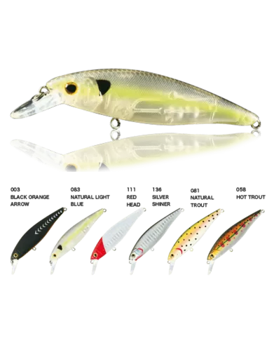 Nomura Live Minnow 8 Centimetri Azione Affondante Speciale Trote Esche Artificiali Nomura