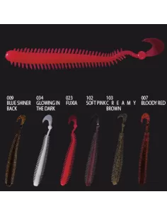 Nomura 10 Cm Worm Spinning Rubber Bass Sensum 
