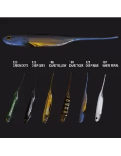 Nomura Pesciolino Super Soft 3D 7.5 Centimetri Quin Pulse Esche Artificiali Nomura