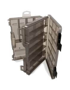 Plastic Box Double Cover Door Accessories and Fishing Minutes 