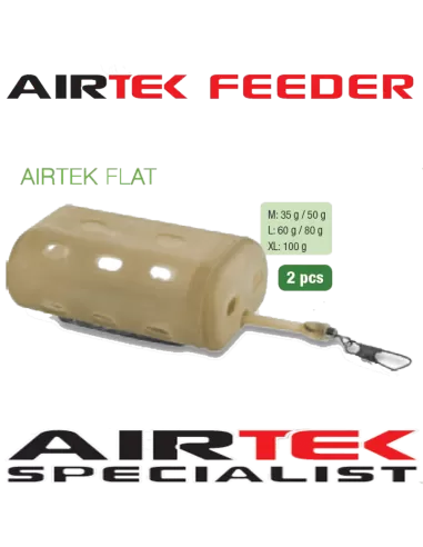 Trabucco Pasturatore Airtek Flat Piatto Chiuso Da Bigattino 2 Pezzi Pasturatori Trabucco