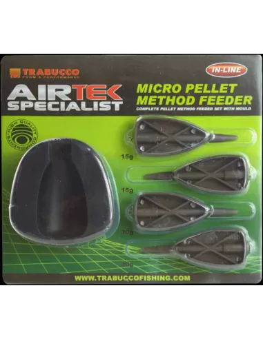 Trabucco Set Misro Pellet Method Feeder 15/30 gr. Pasturatori Trabucco