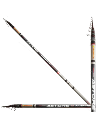 Trabucco Canna Trota Torrente Astore 7 Metri Teleregolabile Canne da pesca Trabucco