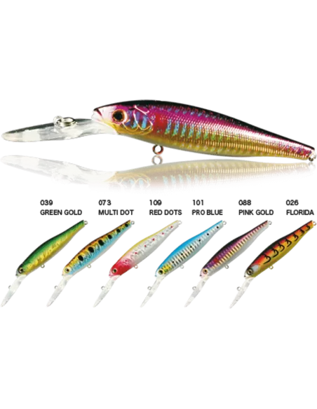 Artificial Floating 9 Cm Deep Minnow Jack Nomura