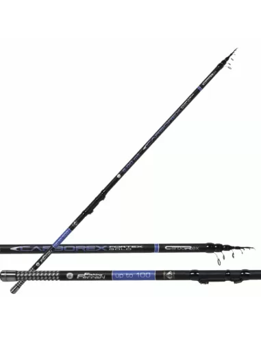 Fishing Ferrari Canna Bolognese Azione 100 Grammi Extra Forte in Carbonio Canne da pesca Fishing Ferrari