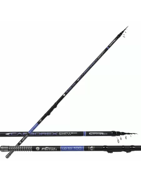 Fishing Ferrari Canna Bolognese Azione 100 Grammi Extra Forte in Carbonio Canne da pesca Fishing Ferrari