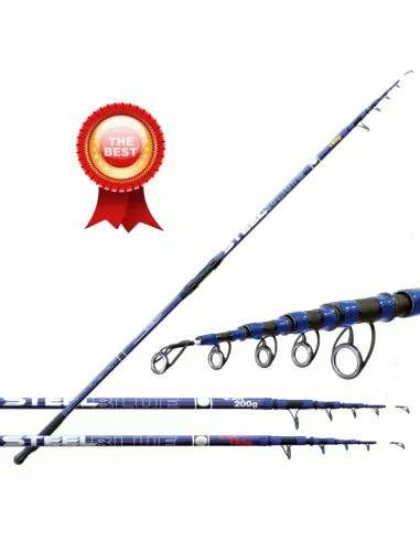 Fishing Ferrari Canna da Pesca Surf Casting Steel Blue Canne da pesca Fishing Ferrari