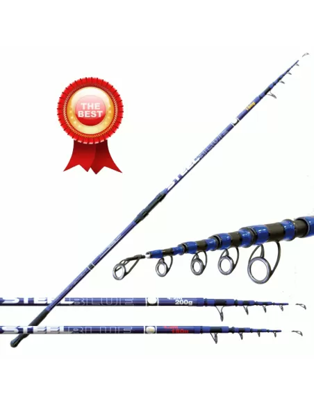 Fishing Ferrari Canna da Pesca Surf Casting Steel Blue Canne da pesca Fishing Ferrari