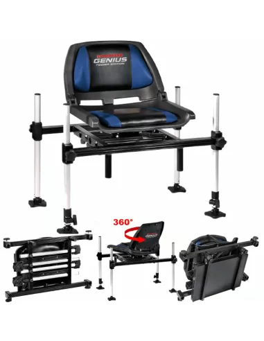 Trabucco Panchetto Genius Station Girevole 360° Ripiegabile Panchetti Sedie e Accessori Trabucco
