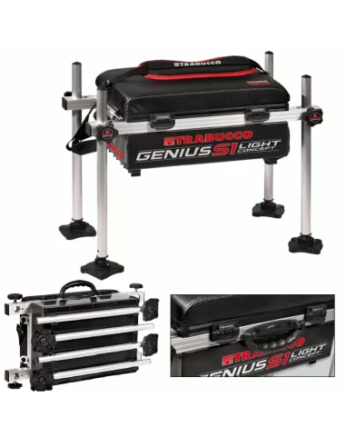 Trabucco Panchetto Genius Box S1 LIght In Alluminio Panchetti Sedie e Accessori Trabucco