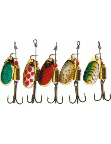 Set of 5 Spinner Spinning spoons Rotating 5 Grams