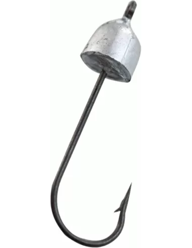 Testina Piombata Per Siliconi Da Pesca Spinning 5pz Esche Artificiali Kolpo