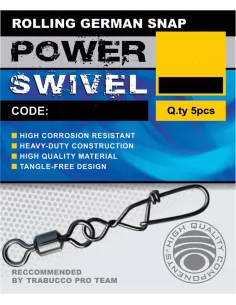 Rolling Snap Swivels Trebuchet German High Tightness 