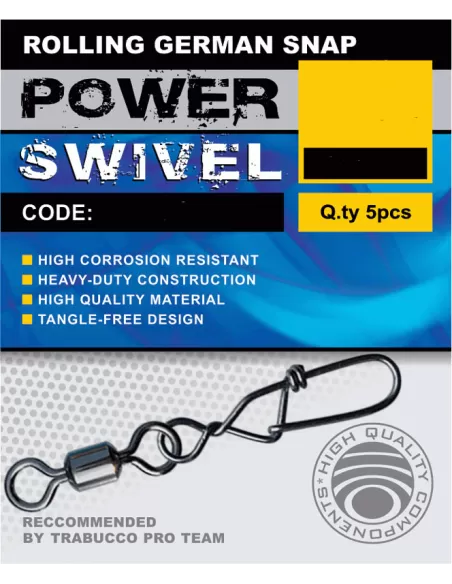 Rolling Snap Swivels Trebuchet German High Tightness