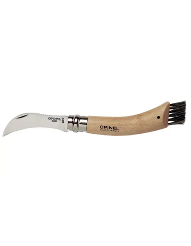 Opinel Coltello Cogli Funghi Inox Nr.8 Manico Faggio Coltelleria Opinel