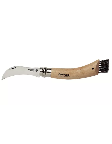 Opinel Coltello Cogli Funghi Inox Nr.8 Manico Faggio Coltelleria Opinel