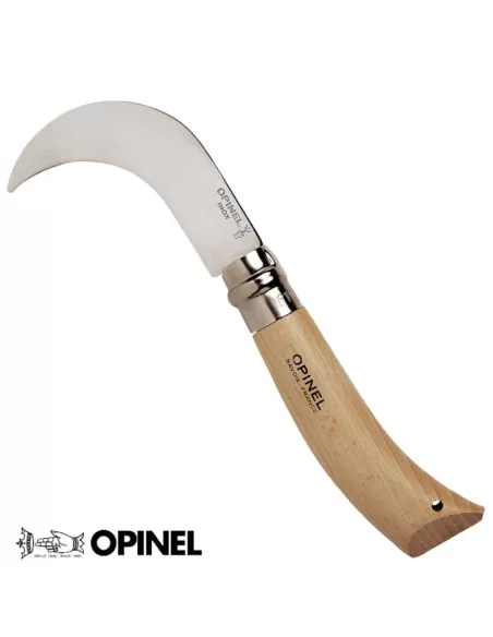 Opinel Knife Roncola Beech Handle Stainless Number 10