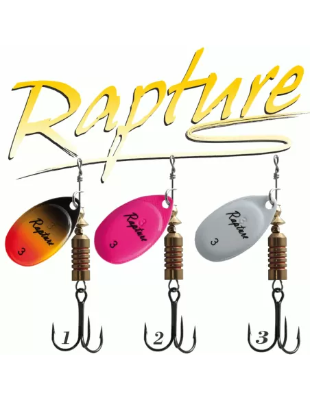 Rapture Spinner Ag Cucchiaini Rotanti Fluo Esche Artificiali Rapture