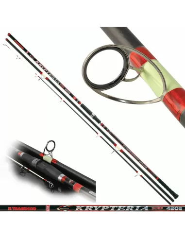 Serie di Canne Trabucco Krypteria 4.50 m Surfcasting Surf Canne da pesca Trabucco