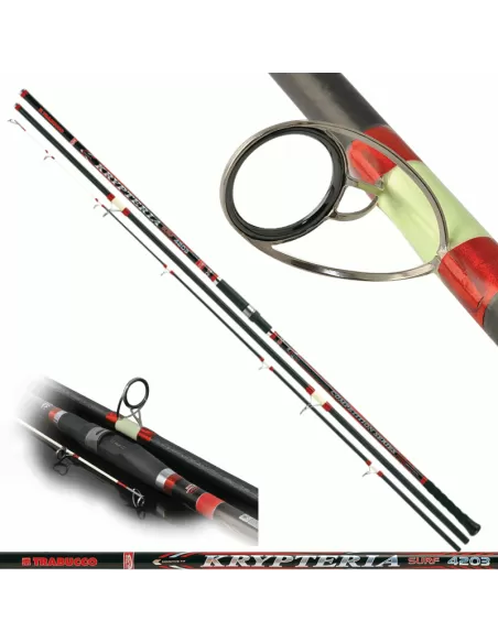 Serie di Canne Trabucco Krypteria 4.50 m Surfcasting Surf Canne da pesca Trabucco