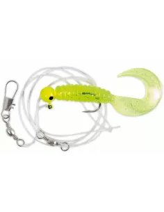 Montatura Pronta Spinning Con Falcetto Giallo e Testa Piombata  Esche Artificiali Lineaeffe