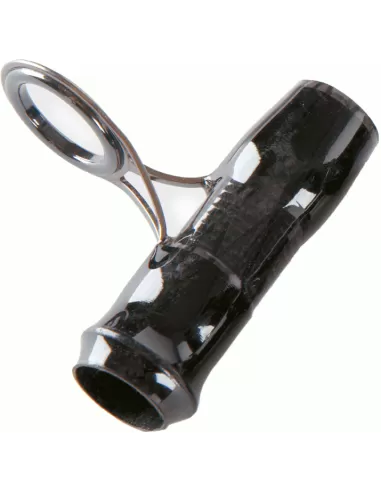 Anello Titanio Doppio Ponte Legato Su Tubino in Carbonio Riparazione Canne Lineaeffe