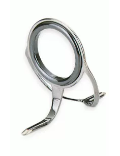 Double Bridge Ring In Titanium Stone Sic 